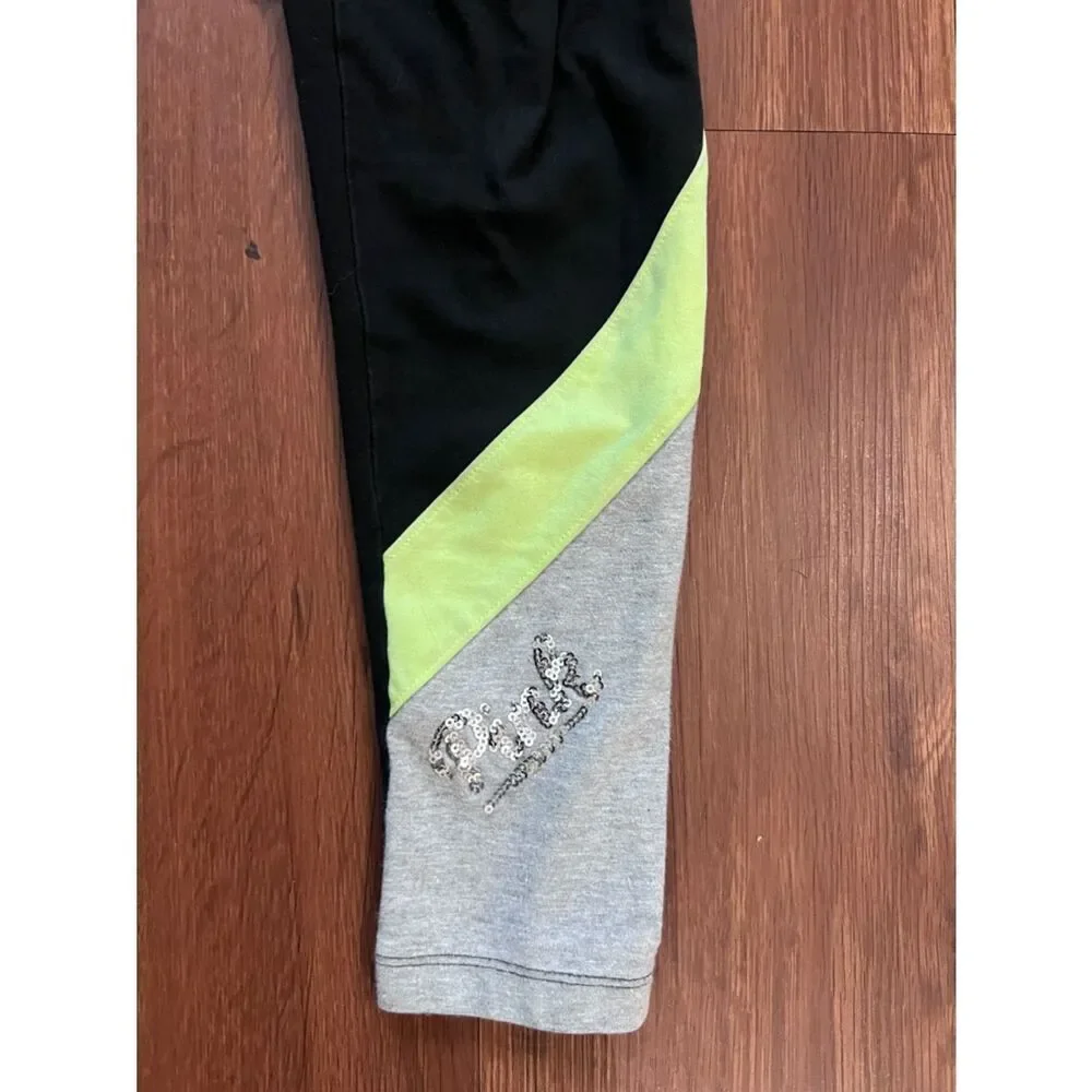 VS PINK BLING NEON COLORBLOCK OUTFIT SET S